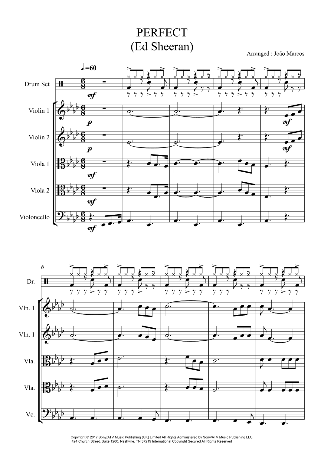 Perfect (arr. João Marcos Maciel)