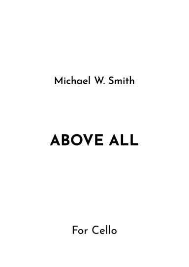 Above All (arr. Jireh J.)
