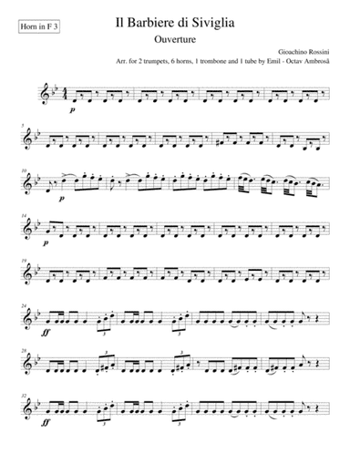 Il barbiere di Siviglia Ouverture (arr. Emil - Octav Ambrosă)