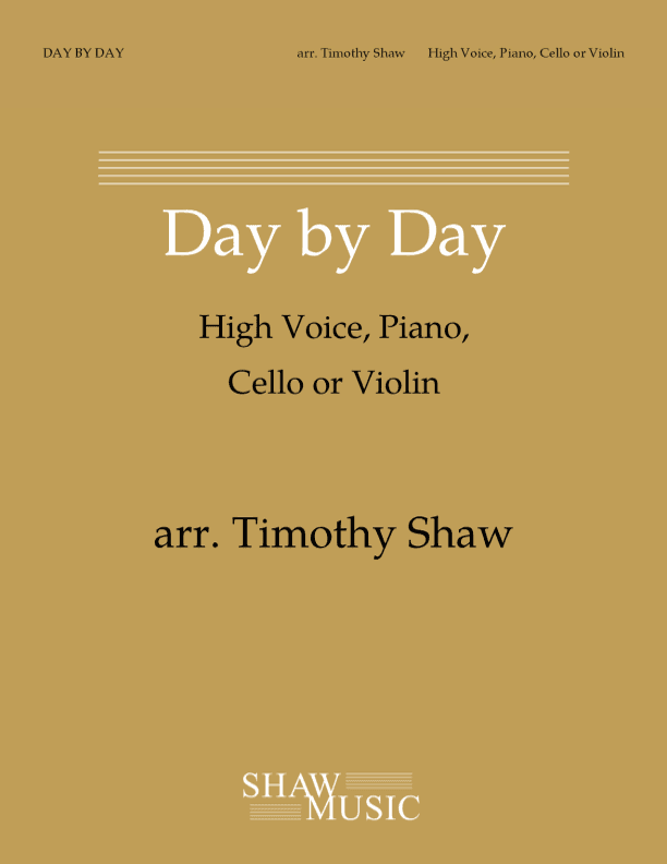 Day by Day - High edition (arr. Timothy Shaw)