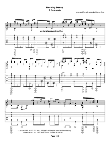 Morning Dance (arr. Steven Michael King)