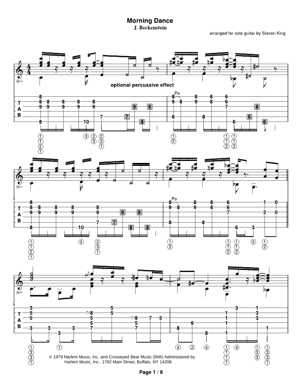Morning Dance (arr. Steven Michael King)