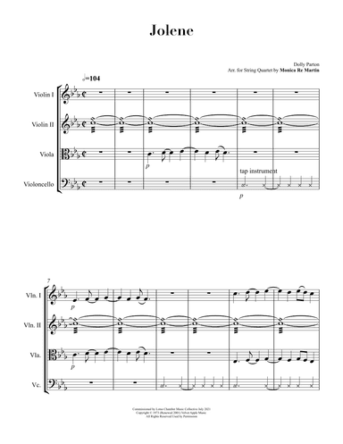 Jolene (arr. Monica Re Martin)