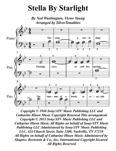 Stella By Starlight (arr. SilverTonalities)