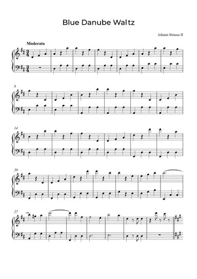 Blue Danube Waltz (arr. Alex Nunes Rodrigues)