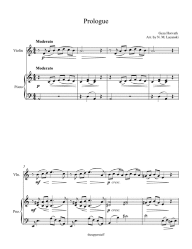 Prologue (arr. Nick Lacanski)