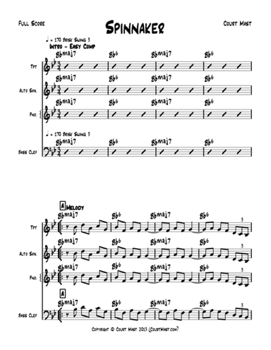 Spinnaker – Lead Sheet