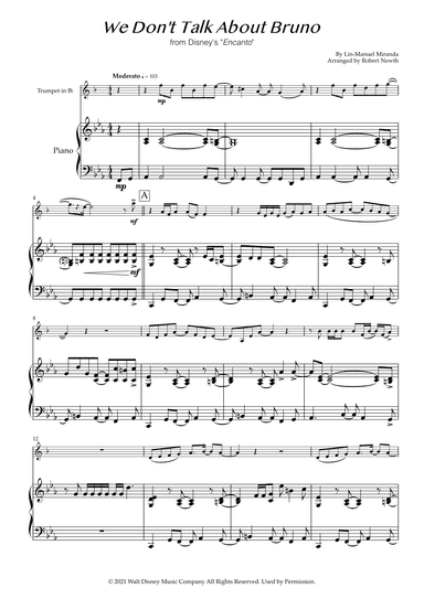 We Don't Talk About Bruno (arr. Robert Newth)