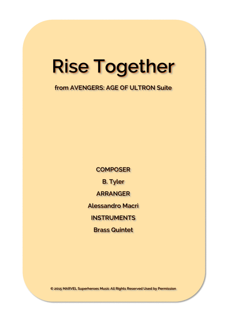 Rise Together (arr. Alessandro Macrì)
