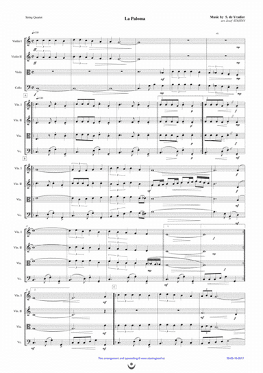 La Paloma (arr. Josef  STASTNY)