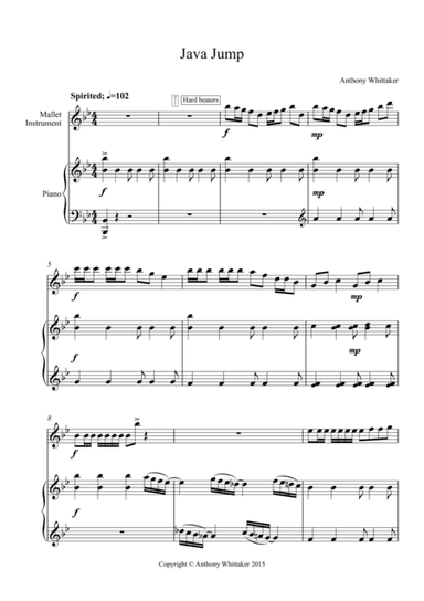 Java Jump (Mallet Instrument and Piano)