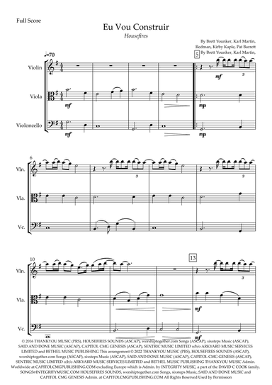 Build My Life (arr. Fabio Britto)