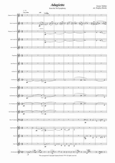 Adagietto (from the 5th Symphony) (arr. Stephen Brodie)