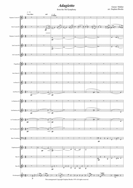 Adagietto (from the 5th Symphony) (arr. Stephen Brodie)