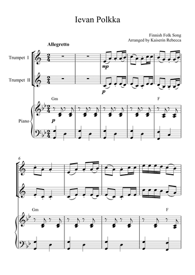 Ievan Polkka (arr. Kaiserin Rebecca)