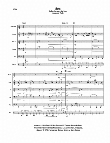 Alfie (arr. Tim Olt)