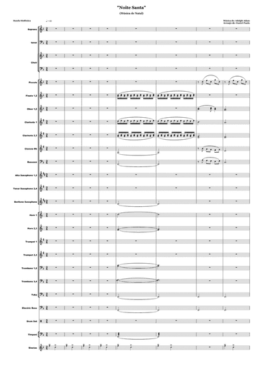 NOITE SANTA (arr. Arranger:Daniel Paulo)