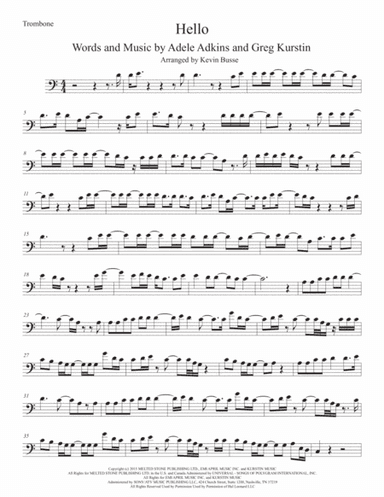 Hello (arr. Kevin Busse)