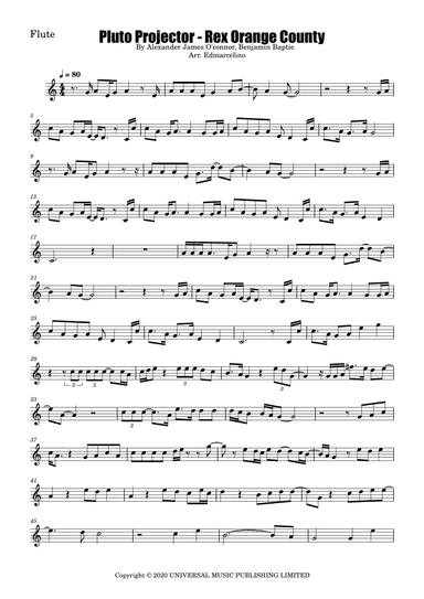 Pluto Projector (arr. Edmarcelino)