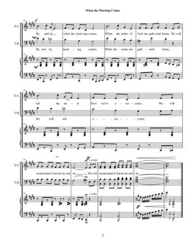 When the Morning Comes (arr. W. David Hedrick)