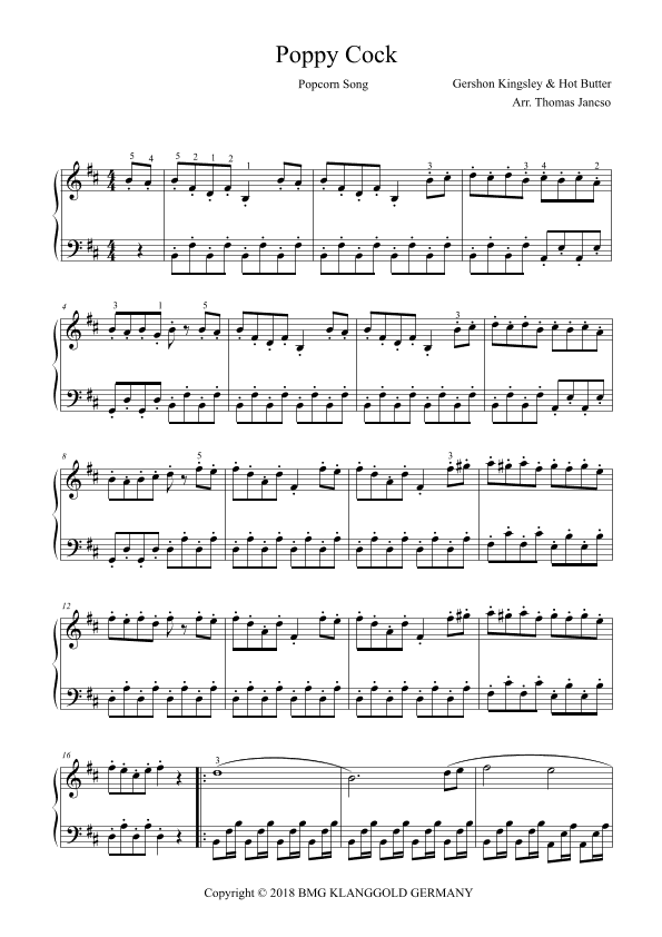 Poppy Cock (arr. Thomas Jancso)