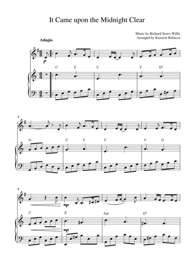 It Came upon the Midnight Clear (arr. Kaiserin Rebecca)