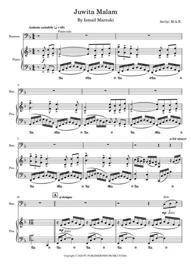 Juwita Malam (arr. Azrai Norzuki (M.A.N.))