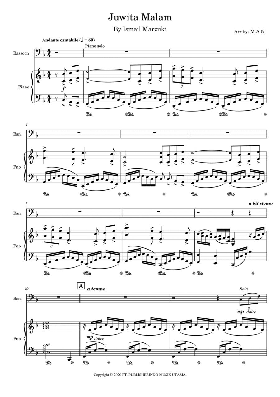 Juwita Malam (arr. Azrai Norzuki (M.A.N.))