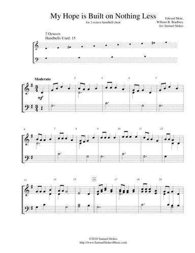 My Hope is Built on Nothing Less (The Solid Rock) - for 2-octave handbell choir (arr. Samuel Stokes)