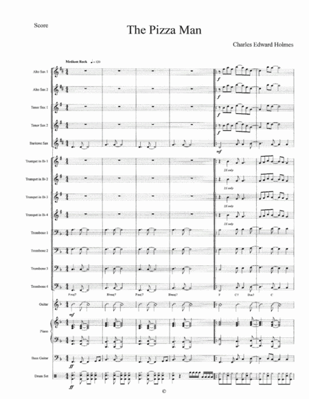 The Pizza Man--Jazz Ensemble Set