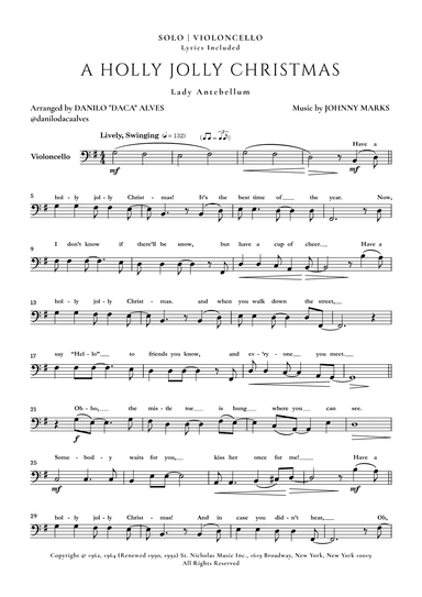 A Holly Jolly Christmas (arr. Danilo "Daca" Alves)