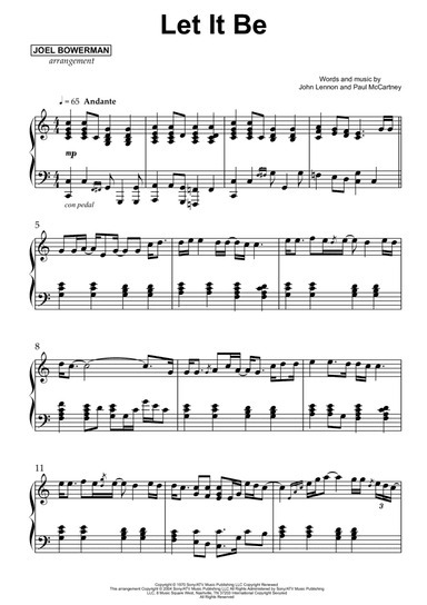 Let It Be (arr. Joel Bowerman)