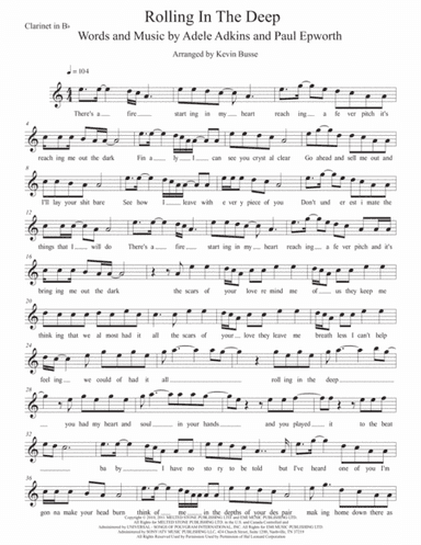 Rolling In The Deep (arr. Kevin Busse)