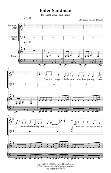 Enter Sandman (arr. Sam Dollins)