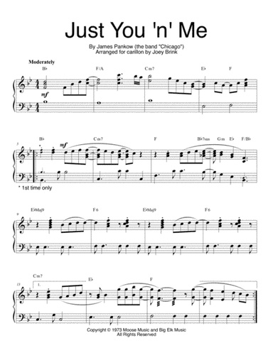 Just You 'n' Me (arr. Joey Brink)