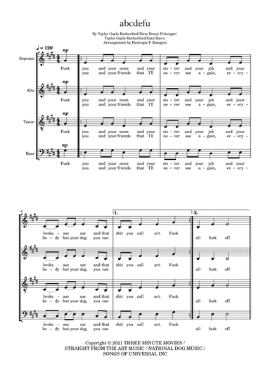Abcdefu (arr. Henrique F Mangoni)