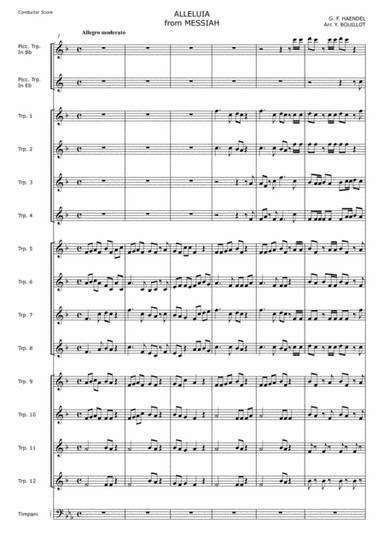 Alleluia from the Messie (arr. Yves Bouillot)