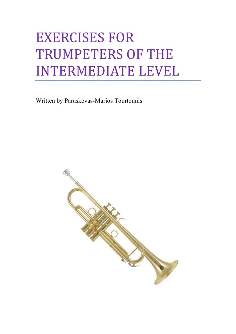 Exercises for trumpeters of the intermediate level