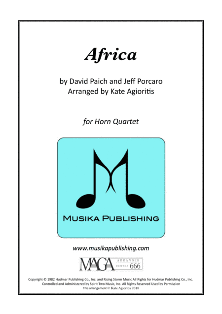 Africa (arr. Kate Agioritis)