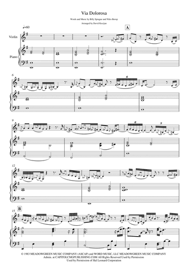 Via Dolorosa (arr. David Kocijan)