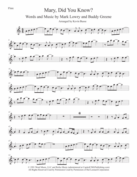 Mary, Did You Know? (arr. Kevin Busse)