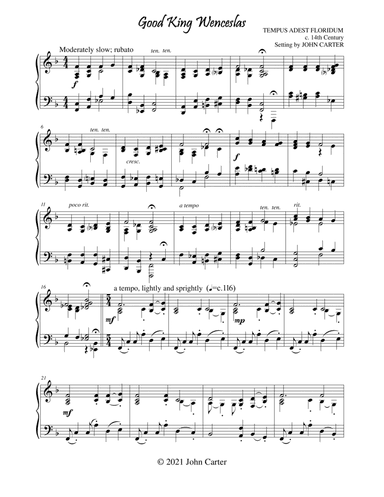 Good King Wenceslas (arr. John Carter)