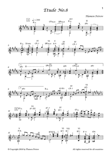 Etude No 8