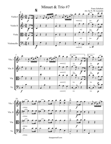 Minuet and Trio #7 (arr. Nick Lacanski)