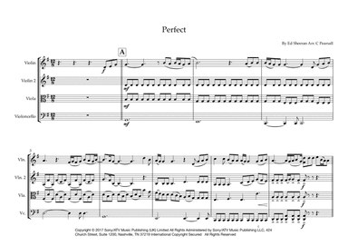 Perfect (arr. Caroline Pearsall)