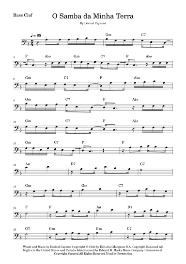 O Samba Da Minha Terra (arr. Fabio Eduardo de Oliveira)