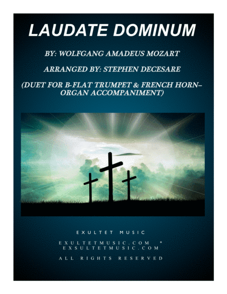 Laudate Dominum (Duet for Bb-Trumpet & French Horn - Organ Accompaniment) (arr. Stephen DeCesare)