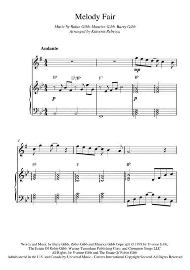 Melody Fair (arr. Kaiserin Rebecca)