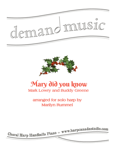 Mary, Did You Know? (arr. Marilyn Rummel)