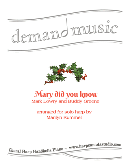 Mary, Did You Know? (arr. Marilyn Rummel)
